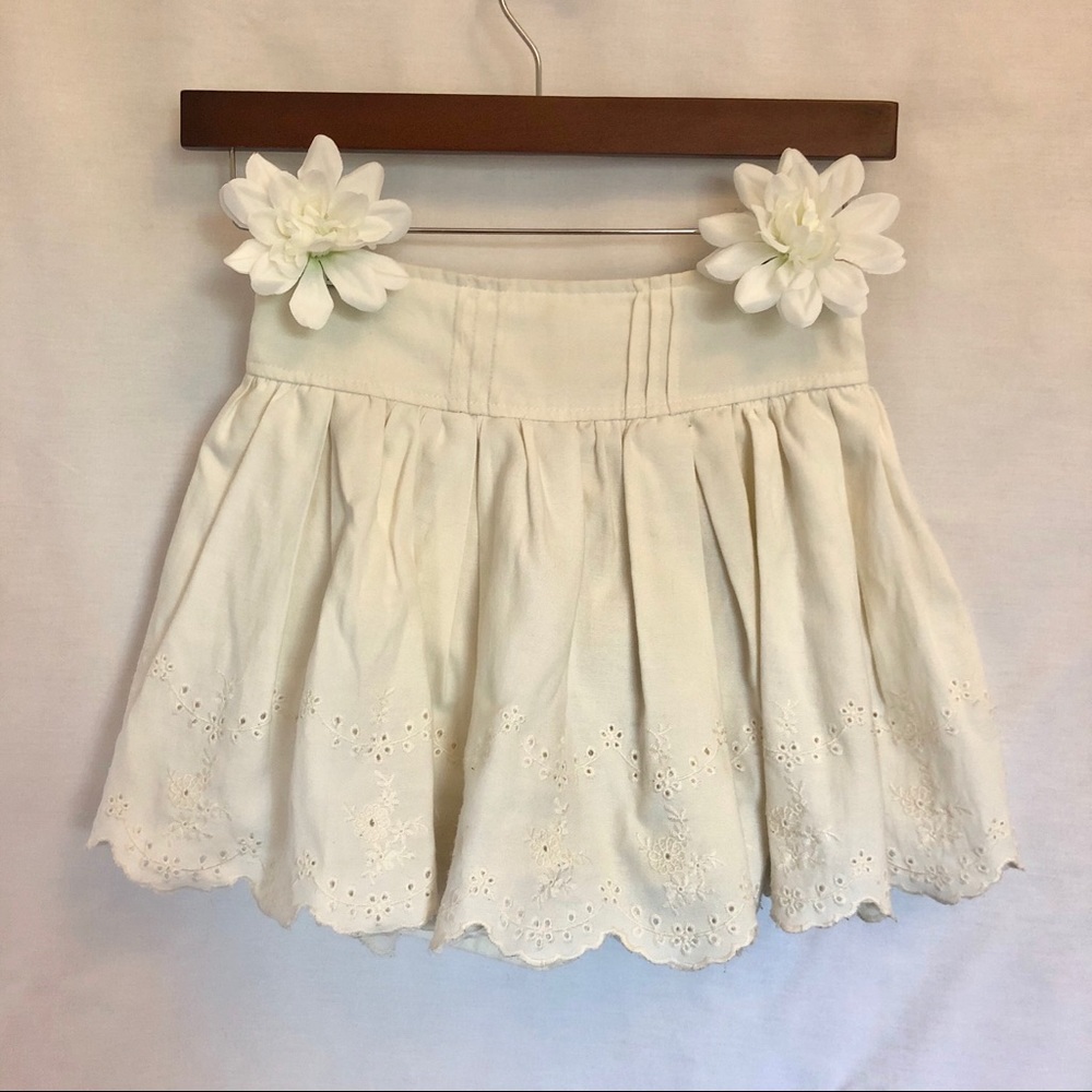 Liz Lisa Adorable Cream ruffled lolita mini skirt